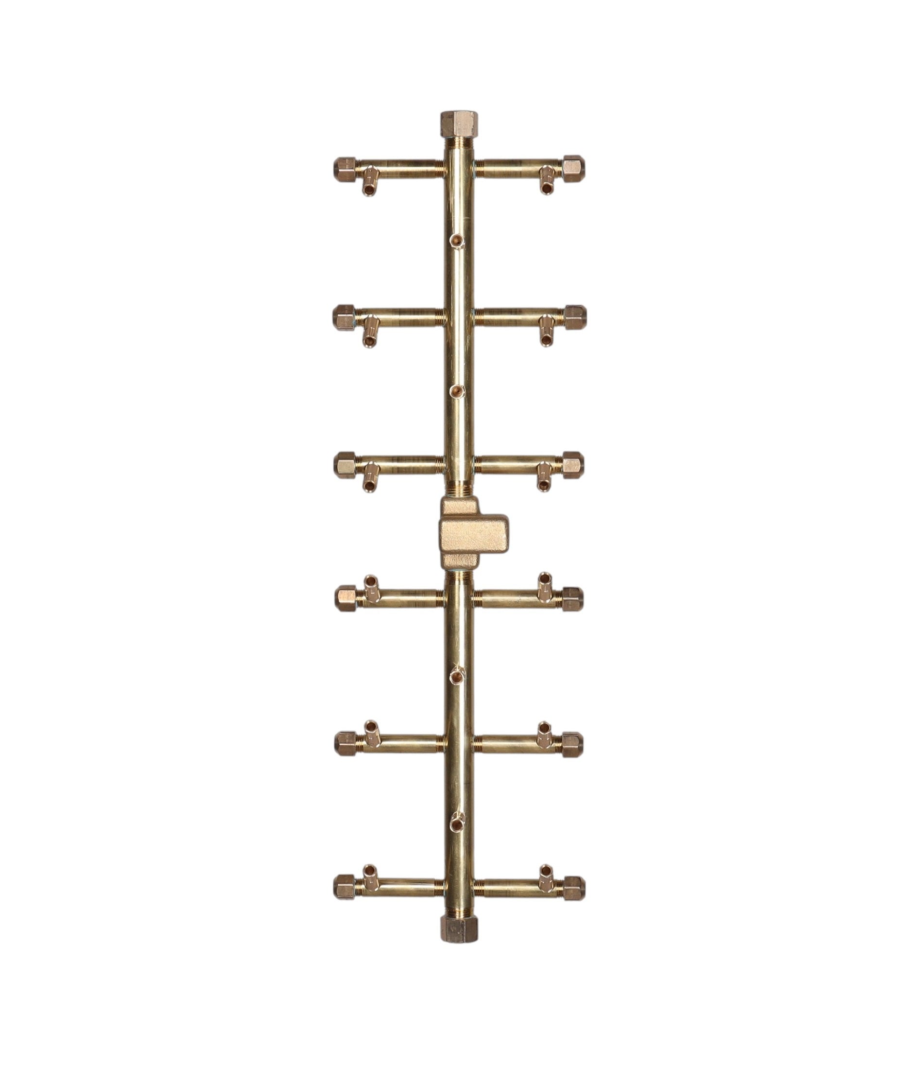 Warming Trends Tree-Style 23" 170K BTU Universal Crossfire 2.0 Brass Burner With Flex Line Kit