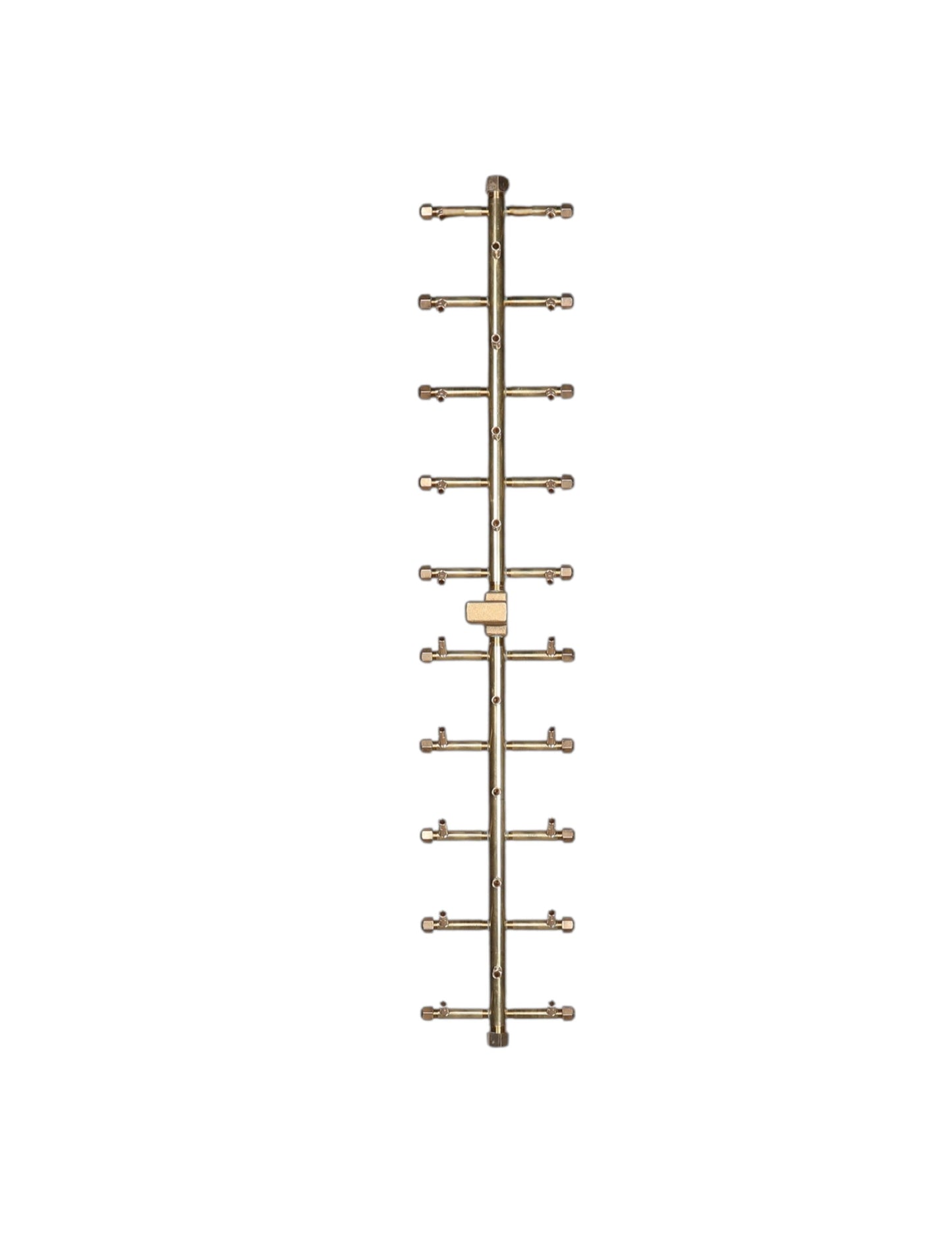 Warming Trends Tree-Style 39" 290K BTU Universal Crossfire 2.0 Brass Burner With Flex Line Kit