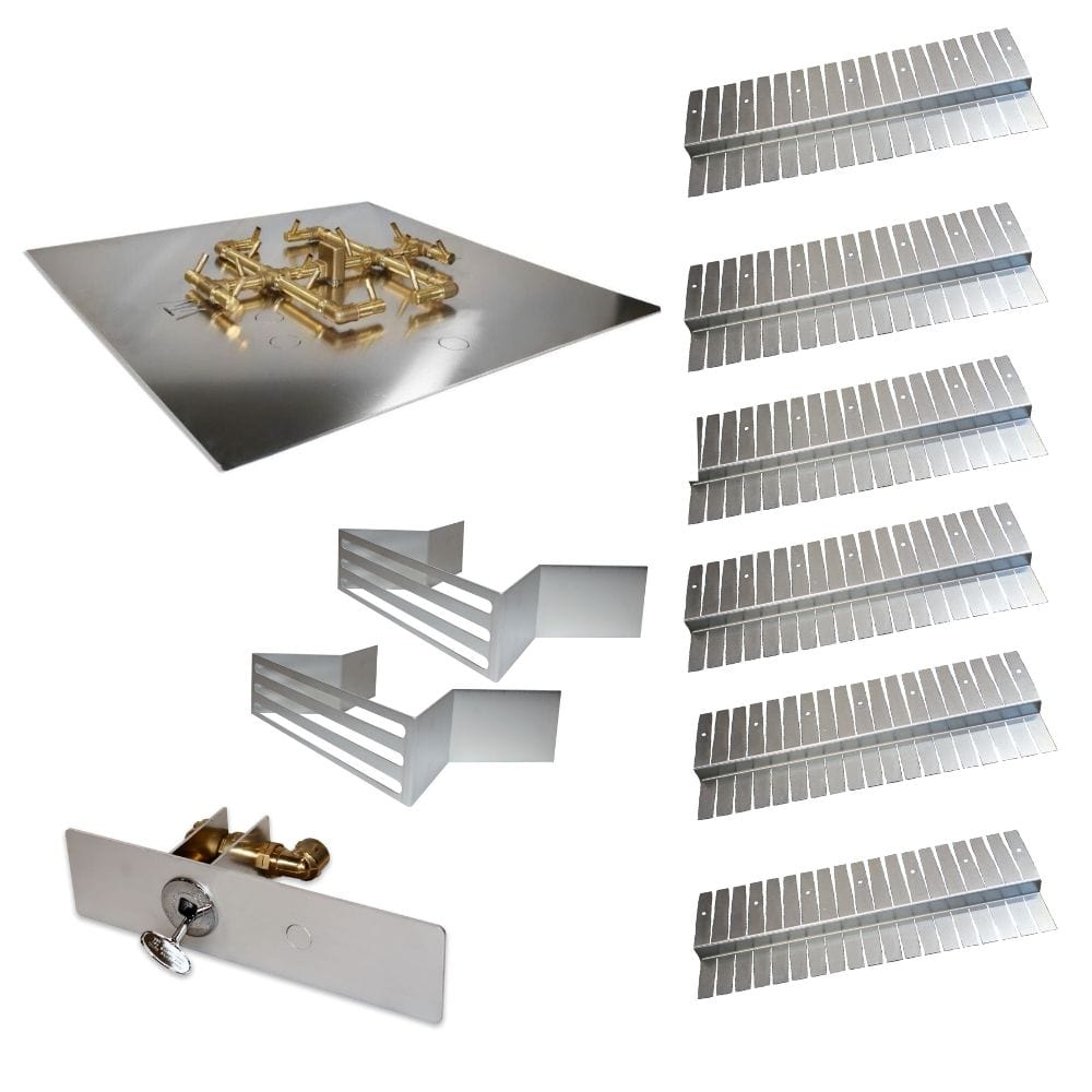 Warming Trends UPKBS Universal Techo-Bloc Brandon Gas Insert Kit