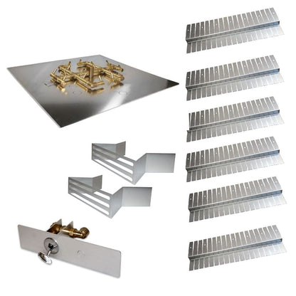 Warming Trends UPKBS Universal Techo-Bloc Brandon Gas Insert Kit