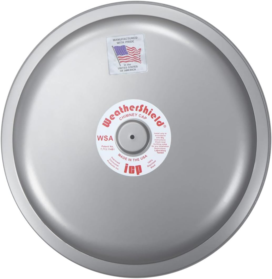WeatherShield WSA-6 6" Stainless Steel Chimney Cap