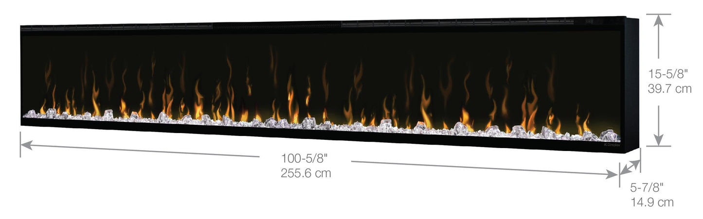 Dimplex IgniteXL 100" Built-in Linear Electric Fireplace