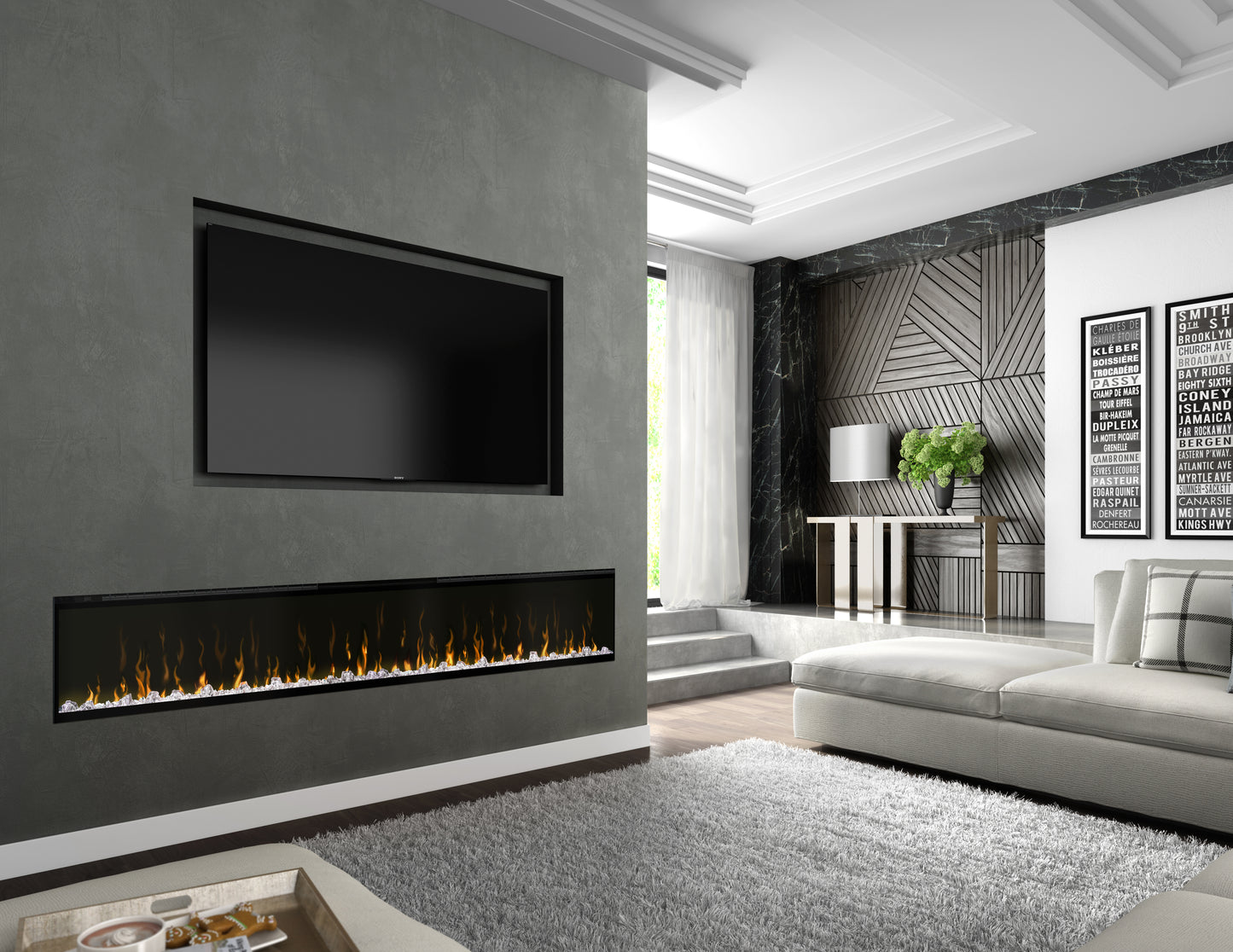 Dimplex IgniteXL 100" Built-in Linear Electric Fireplace