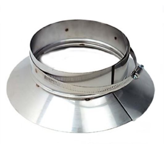 Z-Flex 10" Stainless Steel Top Support With Built in Storm Collar