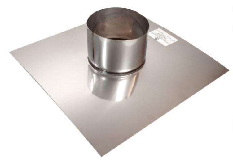 Z-Flex 3" Stainless Steel Chimney Flashing With 16" x 16" Base