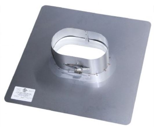 Z-Flex 6" Stainless Steel Oval Flat Flashing
