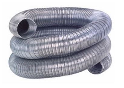 Z-Flex 7" Additional Length of Single Wall - Oil Vent Pipe