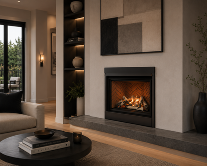 Sierra Flame by Amantii Jasper 36" Clean Face Direct Vent Natural Gas Fireplace