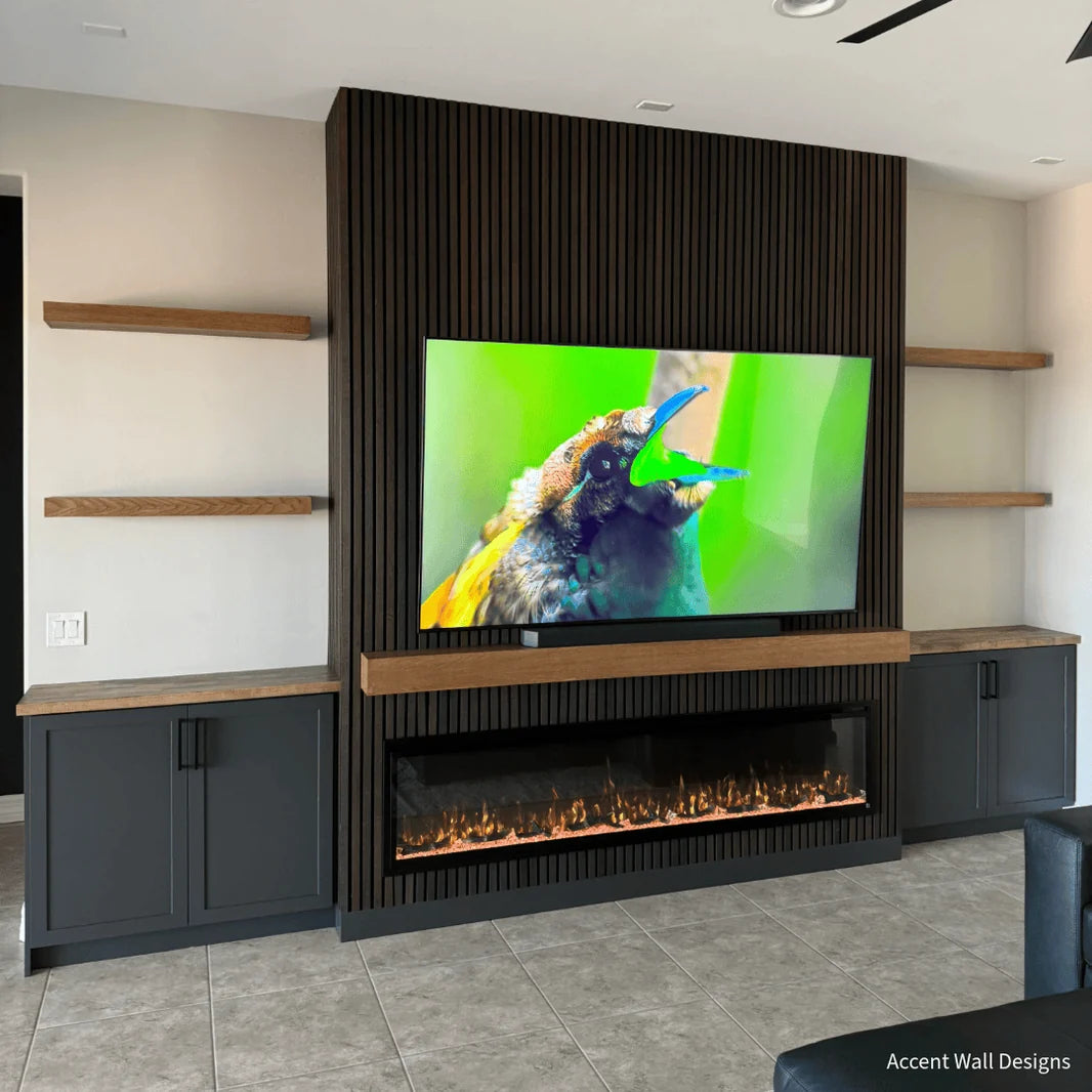 Touchstone Sideline Elite Pro 84" Smart Recessed Electric Fireplace