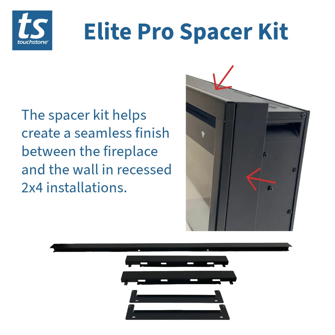 Touchstone Spacer Kit for 100" Sideline Elite Pro Fireplace