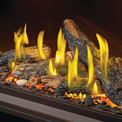 Napoleon Luminous Oak Log Kit for 50" Direct Vent Tall Linear Vector Fireplace