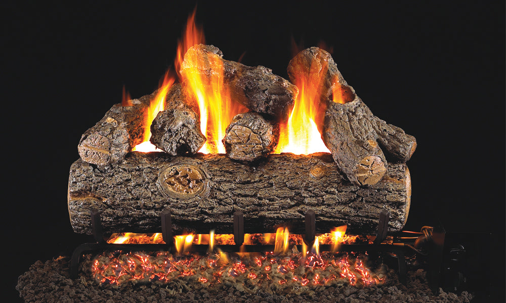 Real Fyre 12" Golden Oak Designer Plus Vented Gas Log Set - US Fireplace Store