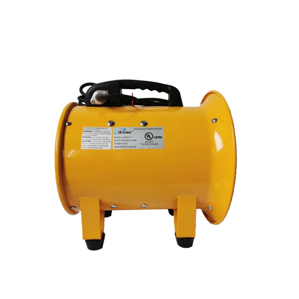 iLIVING 10" Utility Blower Exhaust Warehouse Ventilator Fan