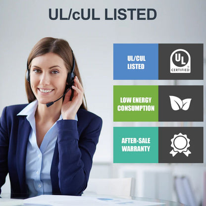 iLIVING 108" HVLS 9 Blades BLDC Big Ceiling Fan with IR Remote