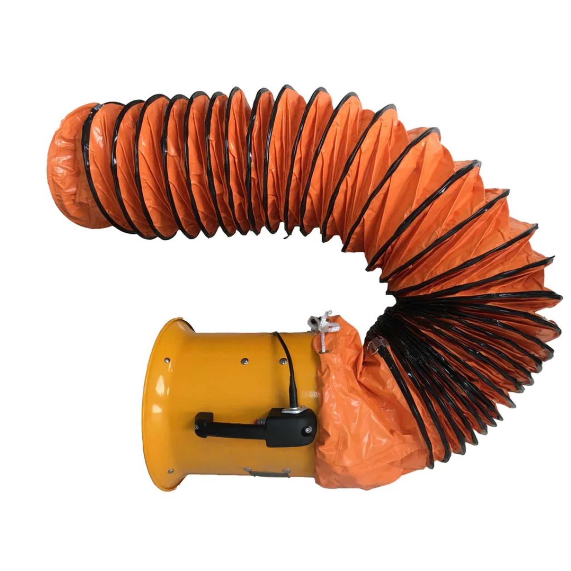 iLIVING 12" Orange Flexible Ducting Hose
