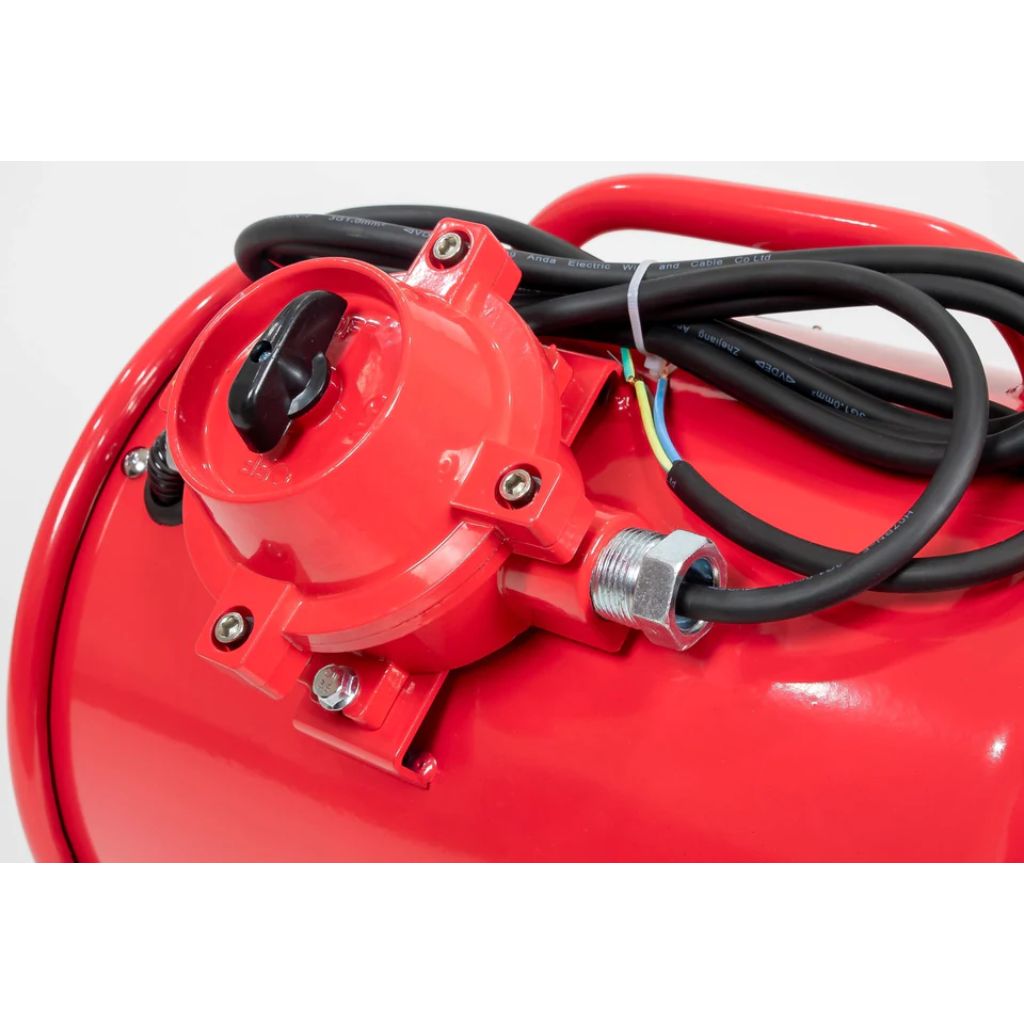 iLIVING 12" Red 550W Explosion Proof Ventilation Fan
