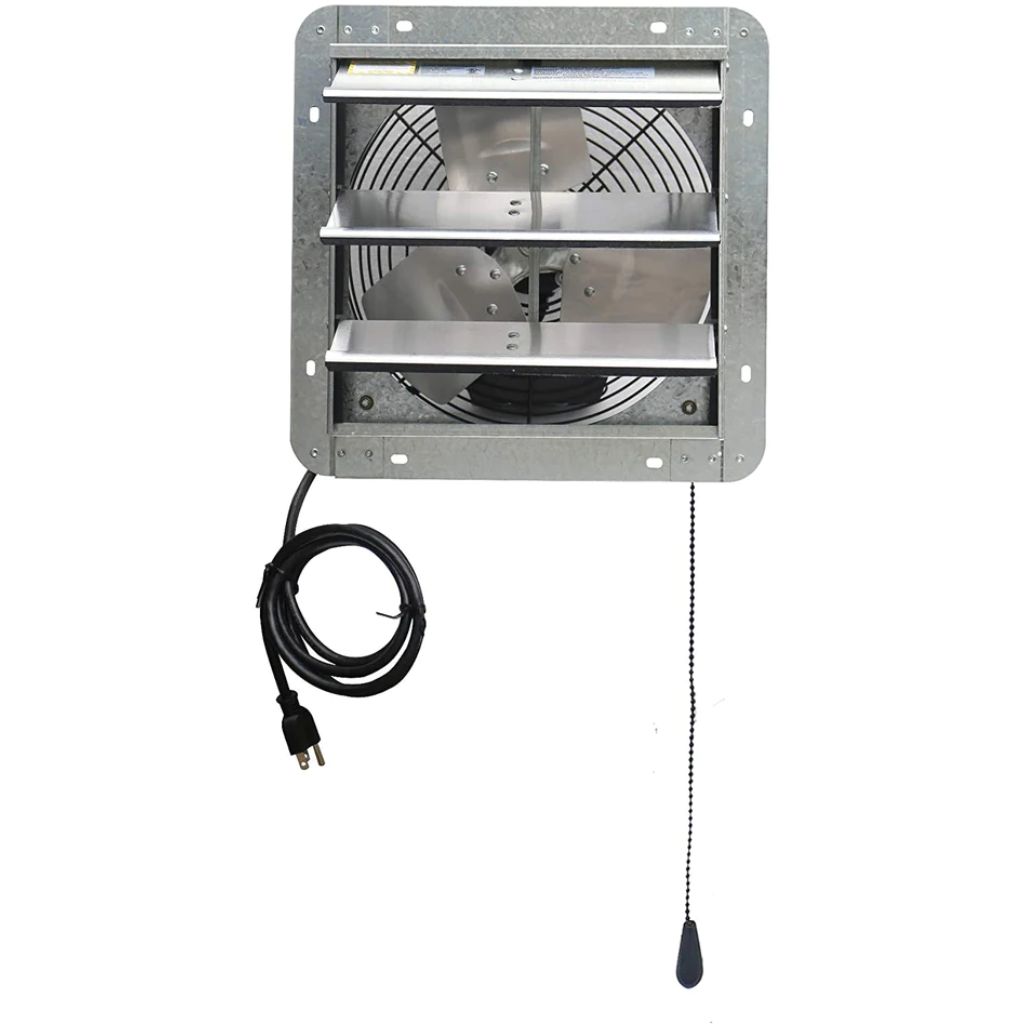 iLIVING 12" Shutter Exhaust Attic Garage Grow Fan