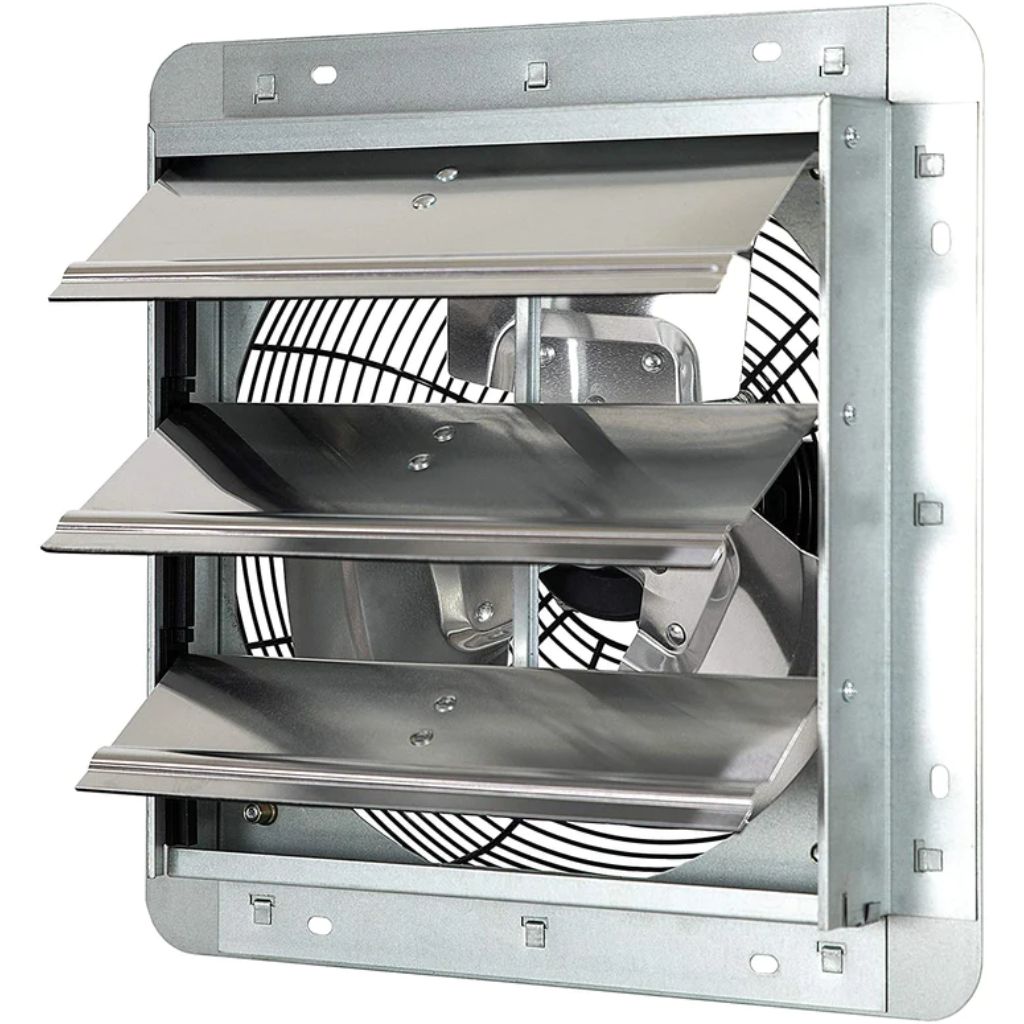 iLIVING 12" Wall-Mounted Variable Speed Shutter Exhaust Fan