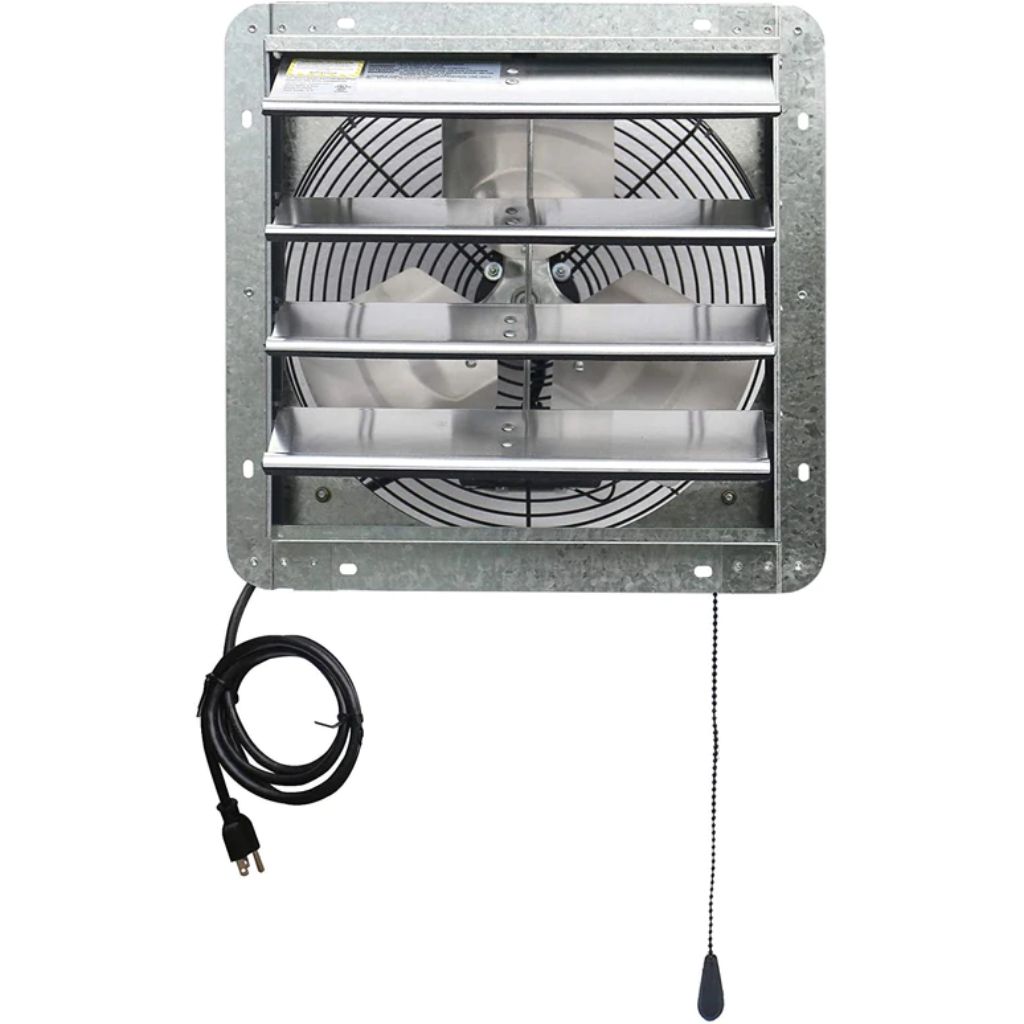 iLIVING 14" Shutter Exhaust Attic Garage Grow Fan