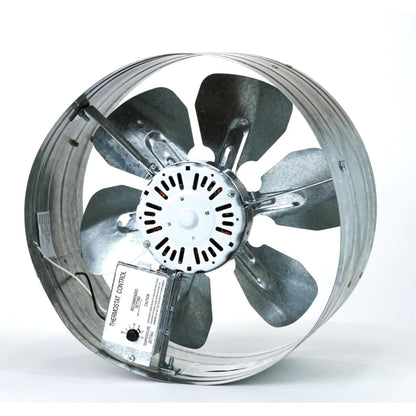 iLIVING 15" Automatic Gable Mount Attic Ventilator Fan with Adjustable Thermostat