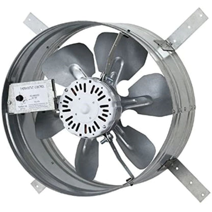 iLIVING 15" Automatic Gable Mount Attic Ventilator Fan with Adjustable Thermostat