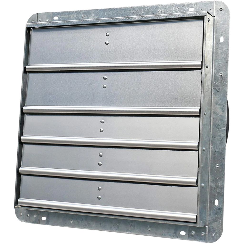 iLIVING 18" Wall-Mounted Single Speed Shutter Exhaust Fan