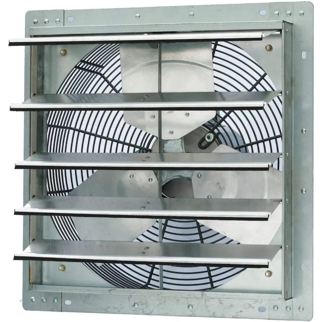 iLIVING 18" Wall-Mounted Single Speed Shutter Exhaust Fan