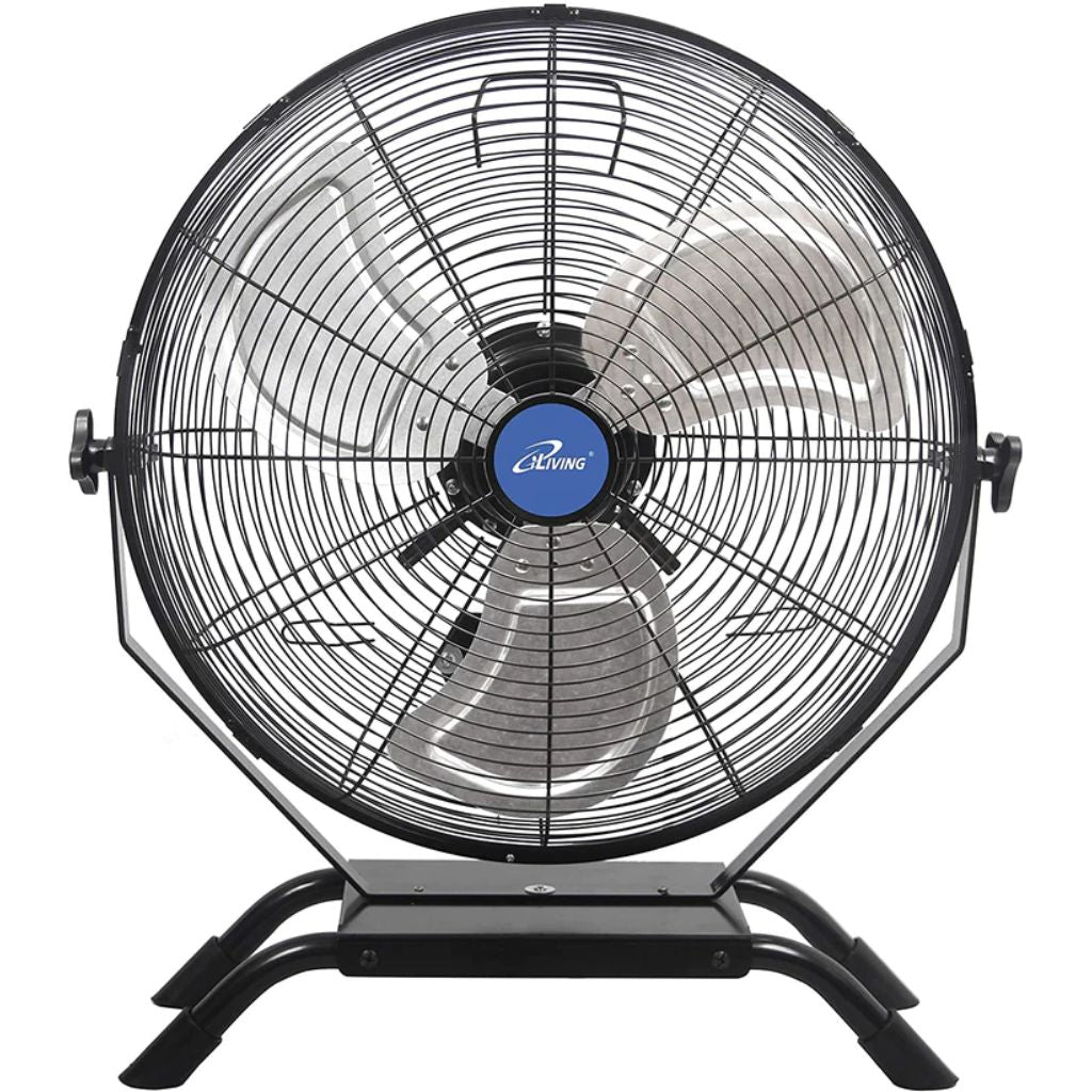 iLIVING 20" Black Wall Mount Outdoor Misting Fan