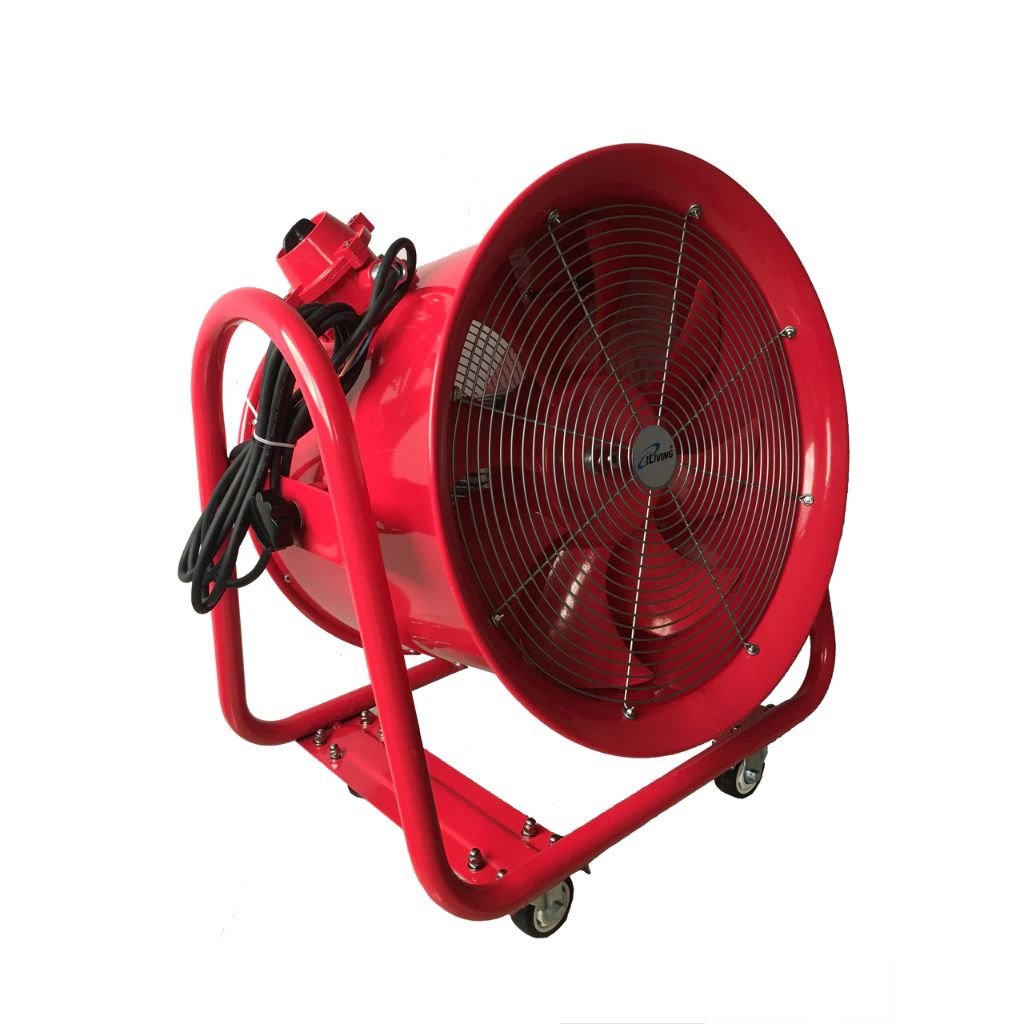 iLIVING 20" Red 900W Explosion Proof Ventilation Fan