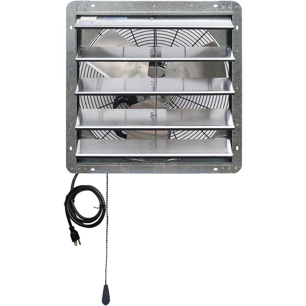 iLIVING 20" Shutter Exhaust Attic Garage Grow Fan