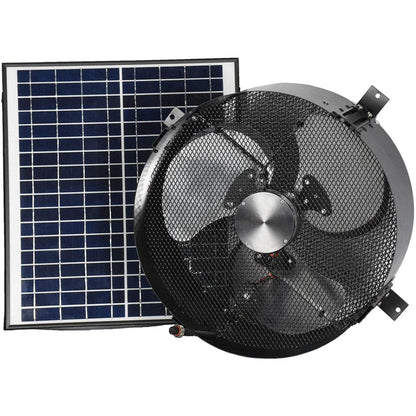 iLIVING 21" Black Smart Solar Attic Exhaust Fan