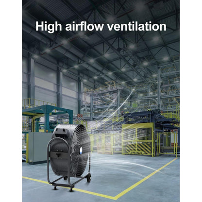 iLIVING 24" BLDC Air Circulator High Velocity Floor Fan