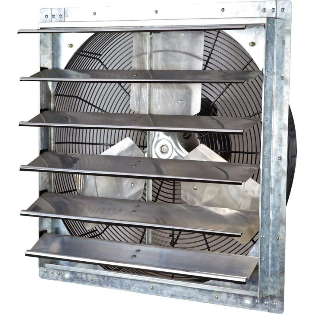 iLIVING 24" Wall-Mounted Variable Speed Shutter Exhaust Fan