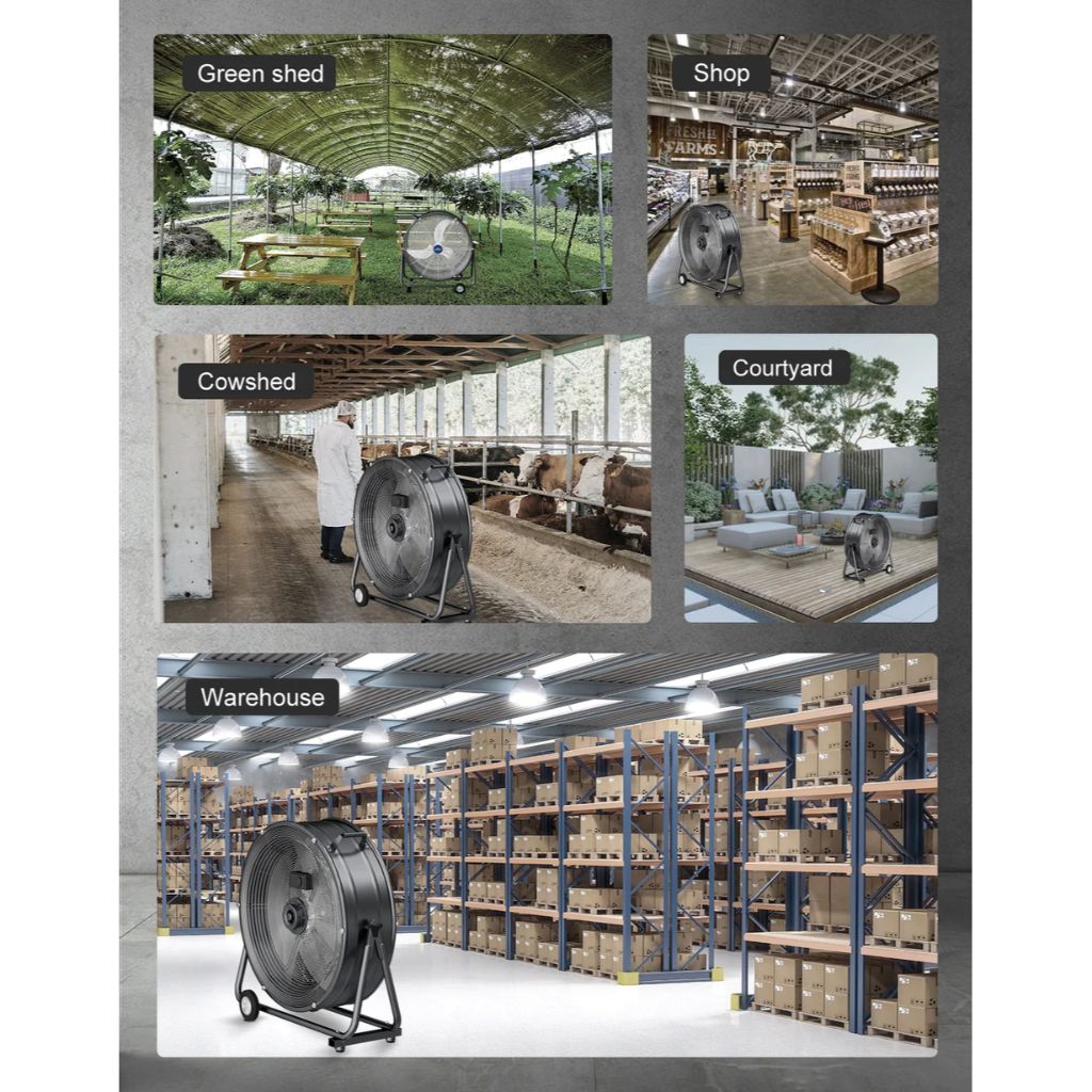 iLIVING 30" High Velocity Drum Fan