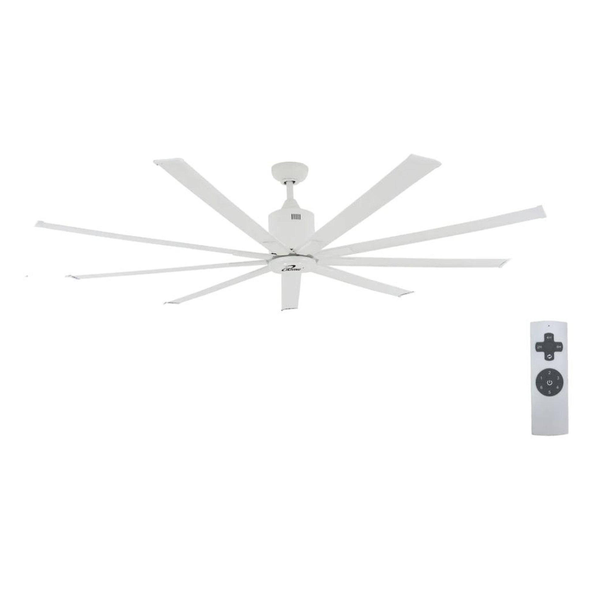 iLIVING 72" HVLS 9 Blades BLDC Big Ceiling Fan with IR Remote