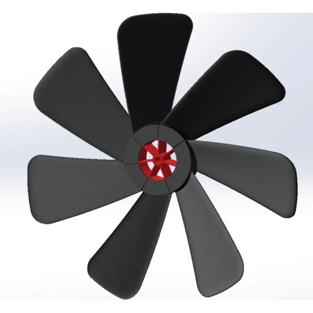 iLIVING HYBRID 21" Black Ready Smart Exhaust Solar Roof Attic Exhaust Fan