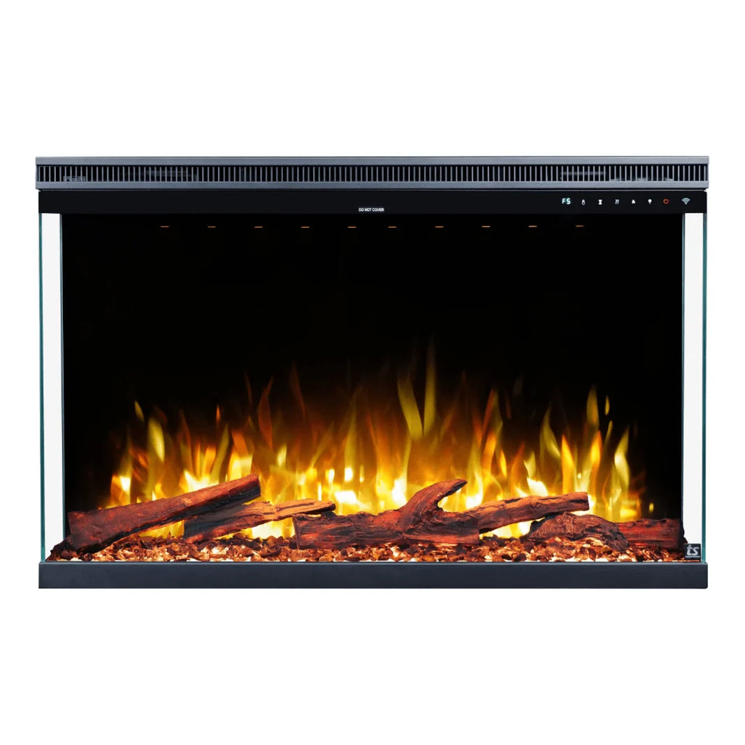 Touchstone Sideline Forte Infinity Pro 40" 3-Sided Recessed Smart Electric Fireplace
