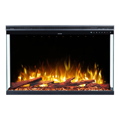 Touchstone Sideline Forte Infinity Pro 40" 3-Sided Recessed Smart Electric Fireplace