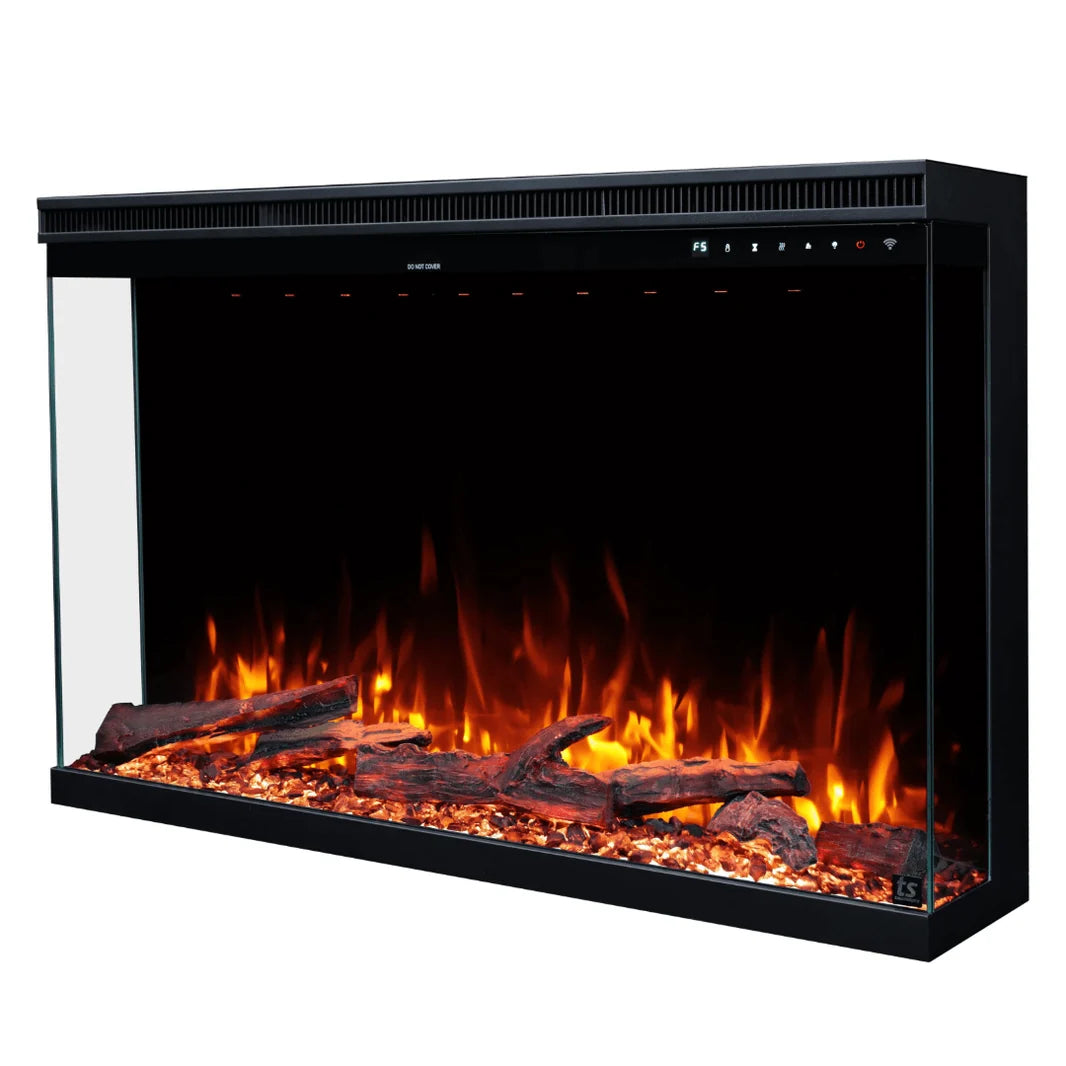 Touchstone Sideline Forte Infinity Pro 40" 3-Sided Recessed Smart Electric Fireplace