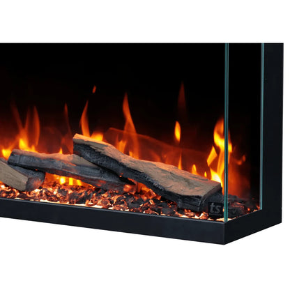 Touchstone Sideline Infinity Pro 84" 3-Sided Recessed Smart Electric Fireplace