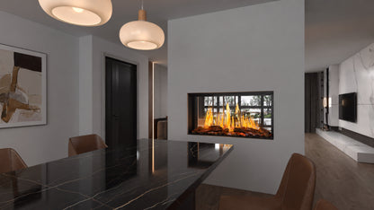 Modern Flames Nova Clear 48" See-Through Laser Projection Electric Fireplace
