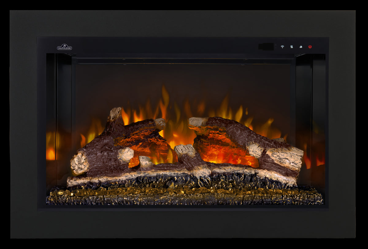 Napoleon 4-Sided Black Faceplate for 29" Rosedale 3 Electric Fireplace Insert