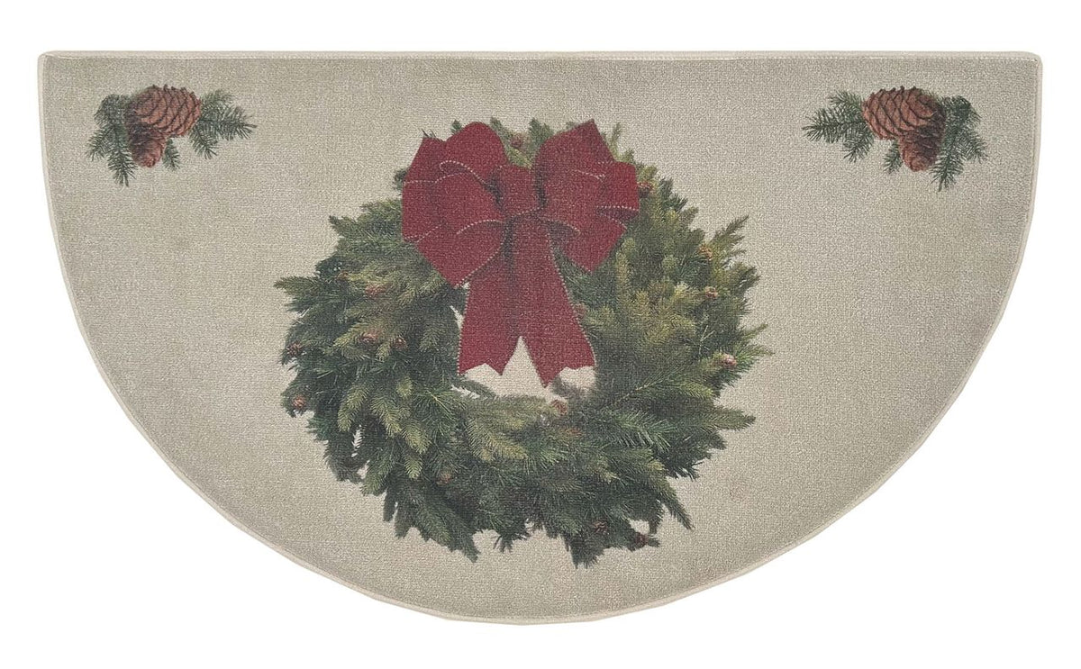 Goods of the Woods Winter Wreath Leaves Rug