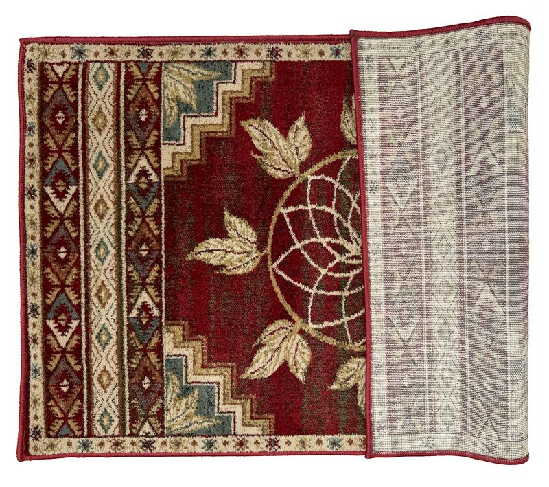 Goods of the Woods Red Vista Ancient Sign Rug
