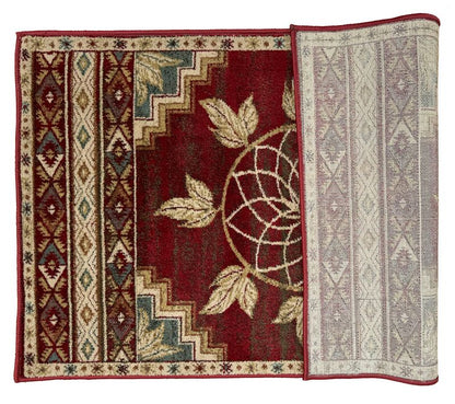Goods of the Woods Red Vista Ancient Sign Rug