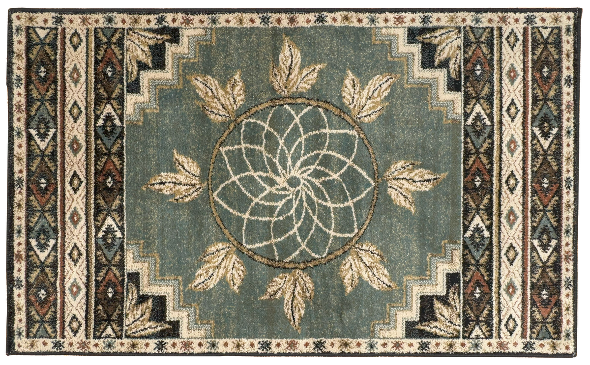 Goods of the Woods Green Vista Ancient Sign Rug