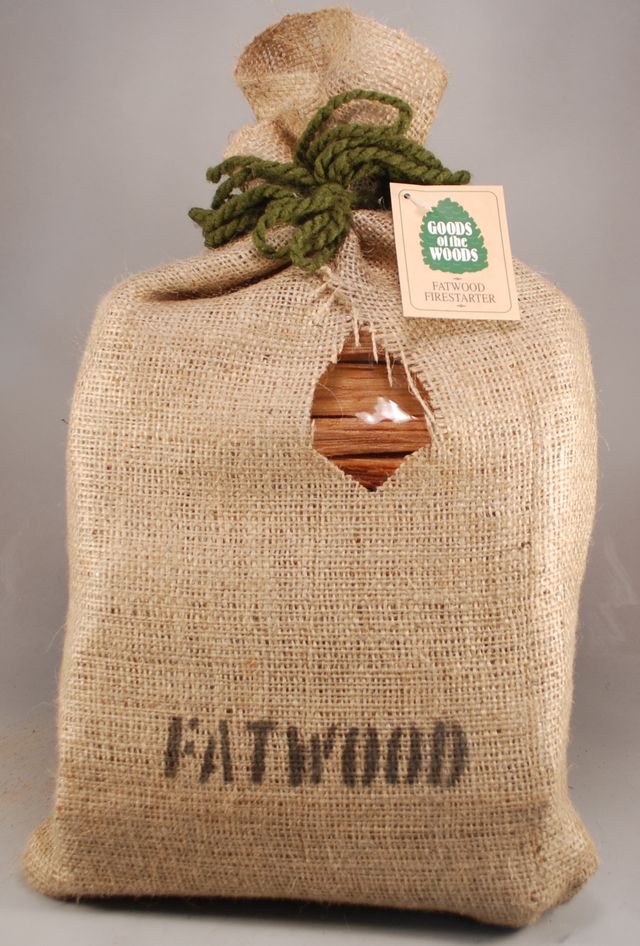 Goods of the Woods 6 lb Fatwood In Burlap Bag