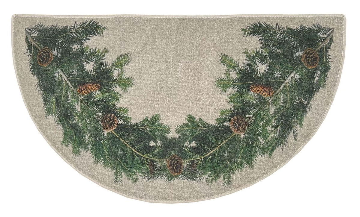 Goods of the Woods Winter Pine Leaves Rug