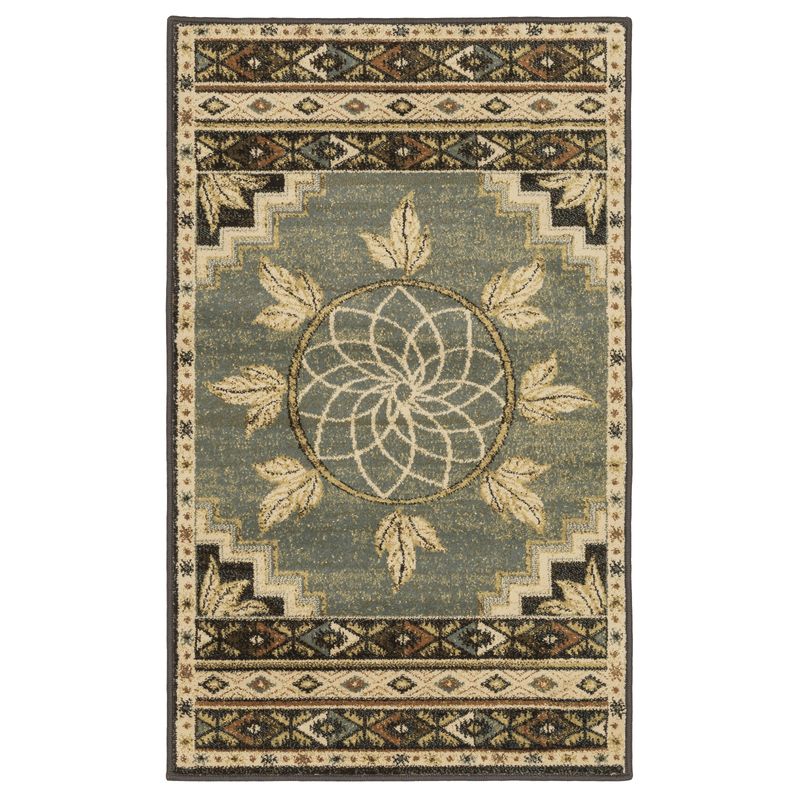 Goods of the Woods Green Vista Ancient Sign Rug