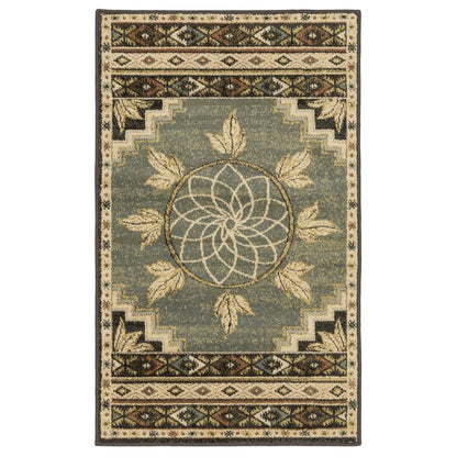 Goods of the Woods Green Vista Ancient Sign Rug